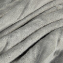 Kuscheldecke "Celina" Mikrofaser Grau 90x140 cm