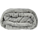 Kuscheldecke "Celina" Mikrofaser Grau 90x140 cm