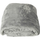 Kuscheldecke "Celina" Mikrofaser Grau 90x140 cm