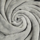 Kuscheldecke "Celina" Mikrofaser Grau 90x140 cm