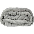 Kuscheldecke "Celina" Mikrofaser Grau 180x220 cm