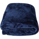 Kuscheldecke "Celina" Mikrofaser Blau 180x220 cm