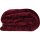 Kuscheldecke "Celina" Mikrofaser Aubergine 60x80 cm