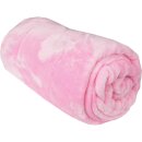 Kuscheldecke "Celina" Mikrofaser Rosa 130x170 cm