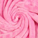 Kuscheldecke "Celina" Mikrofaser flauschig weich Rosa 150x200 cm