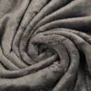 Kuscheldecke "Celina" Mikrofaser flauschig weich Anthrazit 130x170 cm