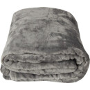 Kuscheldecke "Celina" Mikrofaser Anthrazit 150x200 cm