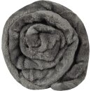 Kuscheldecke "Celina" Mikrofaser Anthrazit 180x220 cm