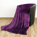 Kuscheldecke "Celina" Violett 80x120cm