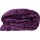 Kuscheldecke "Celina" Mikrofaser Violett 130x170 cm