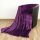 Kuscheldecke "Celina" Mikrofaser flauschig weich Violett 220x240 cm