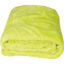 Kuscheldecke "Celina" Mikrofaser Grün 70x100 cm