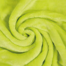 Kuscheldecke "Celina" Mikrofaser Grün 70x100 cm