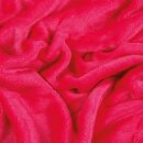 Kuscheldecke "Celina" Mikrofaser flauschig weich Pink 130x170 cm