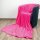Kuscheldecke "Celina" Mikrofaser flauschig weich Pink 130x170 cm