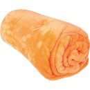 Kuscheldecke "Celina" Mikrofaser flauschig weich Orange 130x170 cm
