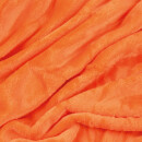 Kuscheldecke "Celina" Mikrofaser Orange 150x200 cm