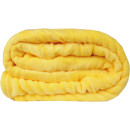 Kuscheldecke "Celina" Mikrofaser Gelb 150x200 cm