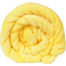 Kuscheldecke "Celina" Mikrofaser Gelb 150x200 cm