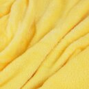 Kuscheldecke "Celina" Mikrofaser Gelb 220x240 cm