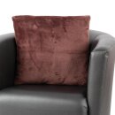 Kissenbezug "Celina" Cashmere Touch Braun 40x40cm