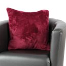 Kissenbezug "Celina" Cashmere Touch Aubergine 40x40cm