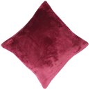 Kissenbezug "Celina" Cashmere Touch Aubergine 40x40cm