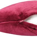 Kissenbezug "Celina" Cashmere Touch Aubergine 40x40cm