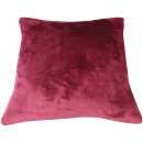 Kissenbezug "Celina" Cashmere Touch Aubergine 40x40cm