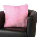 Kissenhülle Kuschel "Celina" - 45x45cm - Rosa
