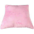 Kissenhülle Kuschel "Celina" - 45x45cm - Rosa