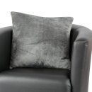 Kissenbezug "Celina" Cashmere Touch Anthrazit 45x45cm