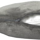 Kissenbezug "Celina" Cashmere Touch Anthrazit 45x45cm