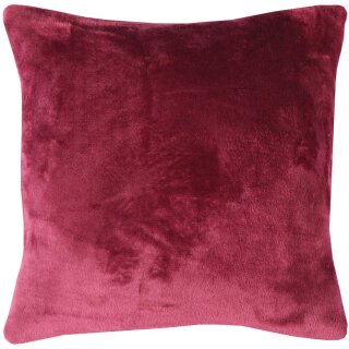 Kissenbezug "Celina" Cashmere Touch Aubergine 50x50cm