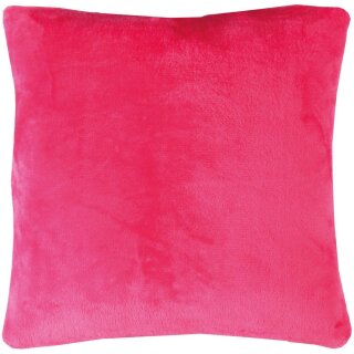Kissenhülle Kuschel "Celina" - 50x50cm - Pink
