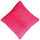 Kissenhülle Kuschel "Celina" - 50x50cm - Pink