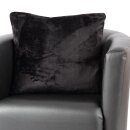 Kissenbezug "Celina" Cashmere Touch Schwarz 60x60cm