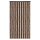 Flauschvorhang Chenille Unistreifen Beige und Braun 90x220 cm