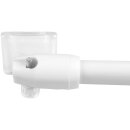 Selbstklebehaken für Vitragestangen Transparent 8 Stück