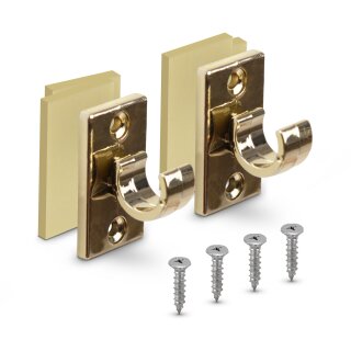 Ersatzträger Set für Cafehausstangen Gold-2,5cm (4er Pack)