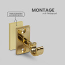 Ersatzträger Set für Cafehausstangen Gold-3,5cm (4er Pack)
