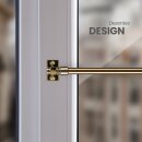 Ersatzträger Set für Cafehausstangen Gold-3,5cm (8er Pack)