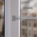 Ersatzträger Set für Cafehausstangen Silber-3,5cm (8er Pack)