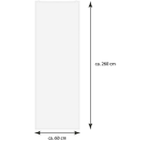 Schiebegardine "Elena" - 3er Pack - Flächenvorhang uni 60x260cm