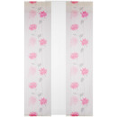 Schiebegardine Elena 3er Set Print mit Zubehör Himbeere Floral