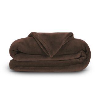 Kuscheldecke mit Ärmeln 130x180cm  Braun