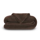 Kuscheldecke mit Ärmeln 130x180cm  Braun