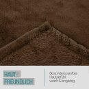 Kuscheldecke mit Ärmeln 130x180cm  Braun