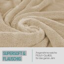 Kuscheldecke mit Ärmeln 130x180cm  Beige