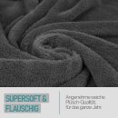 Kuscheldecke mit Ärmeln 130x180cm  Anthrazit